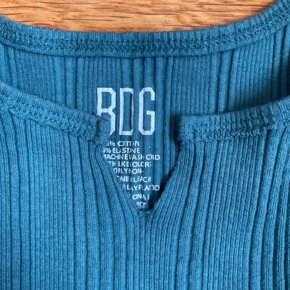 Pacsun Turquoise Crop Top Tank - Picture 4 of 4